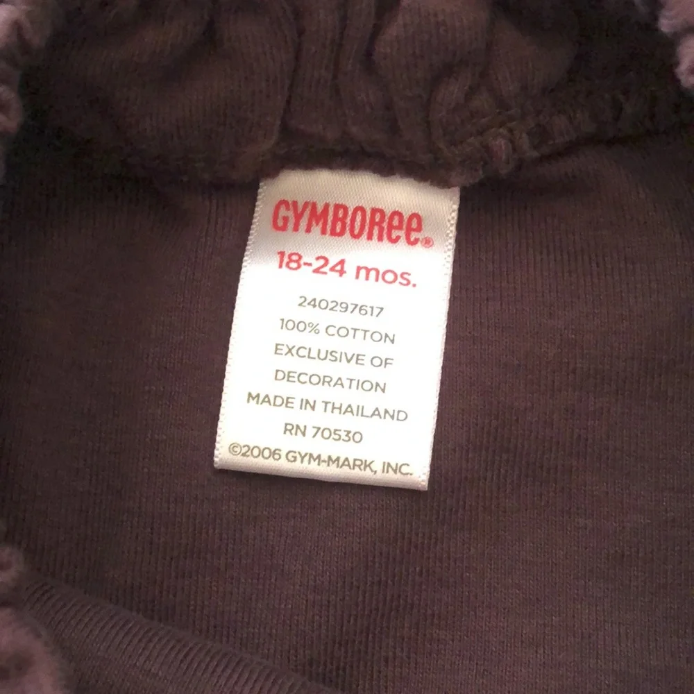 2006 Gymboree Long Sleeve Top in Brown Size 18-24 Months Girls